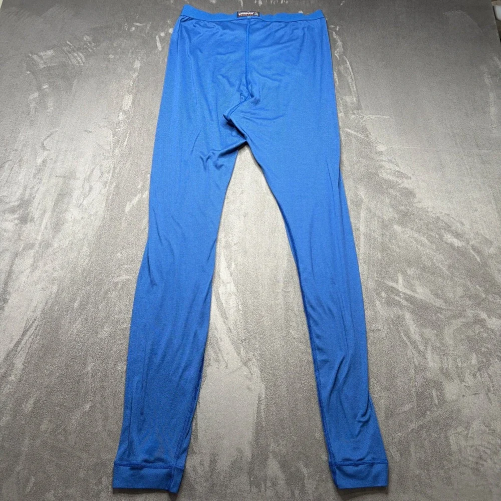 Patagonia Capilene Midweight Base Layer Bottoms Mens Sz XL Blue Thermal Pants